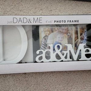 Dad and Me Photo 4X6 Frame! NIB!